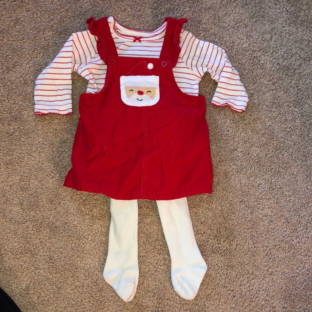 6 month baby girl Christmas outfit dress